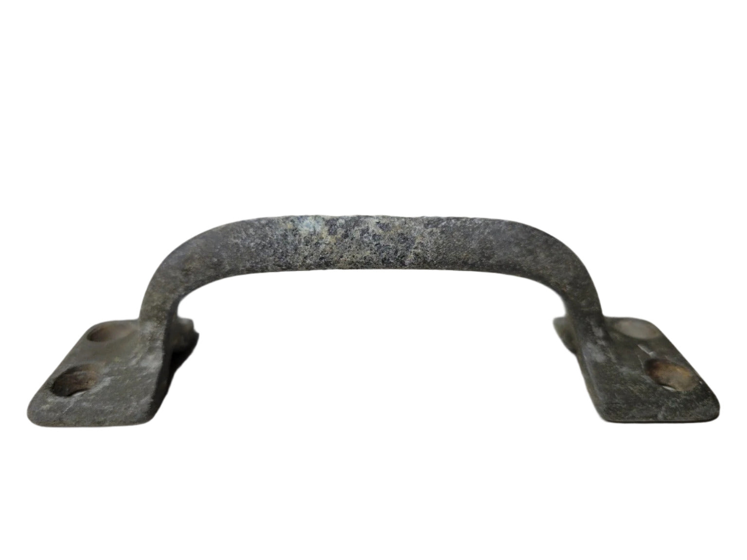 Set of 3 Aged Cast Brass Pull Handles – ⅝" W x 1" T