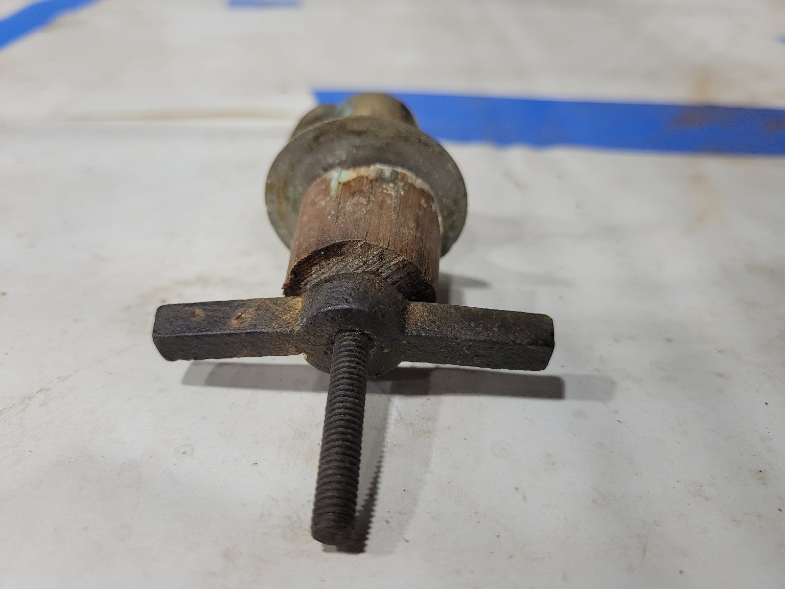 Antique Nickel-Plated Ring Pull Drawer Knob - 1 ¾" Ø x 1 ⅞" T