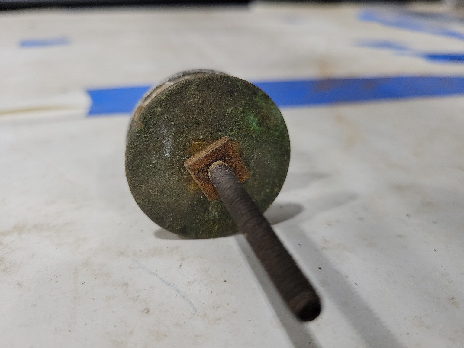 Antique Brass Drawer Pull with Ring – 1 ½" Diameter