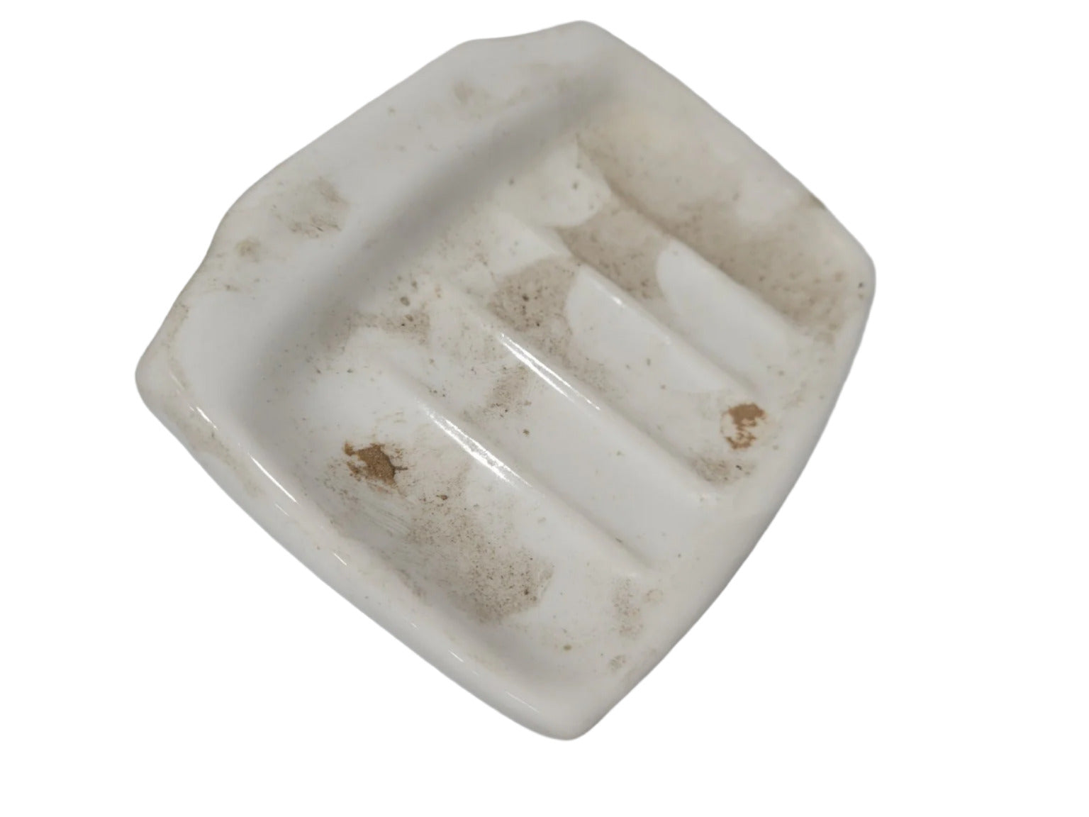 Vintage White Porcelain Soap Dish – Wall Mount Bathroom Fixture