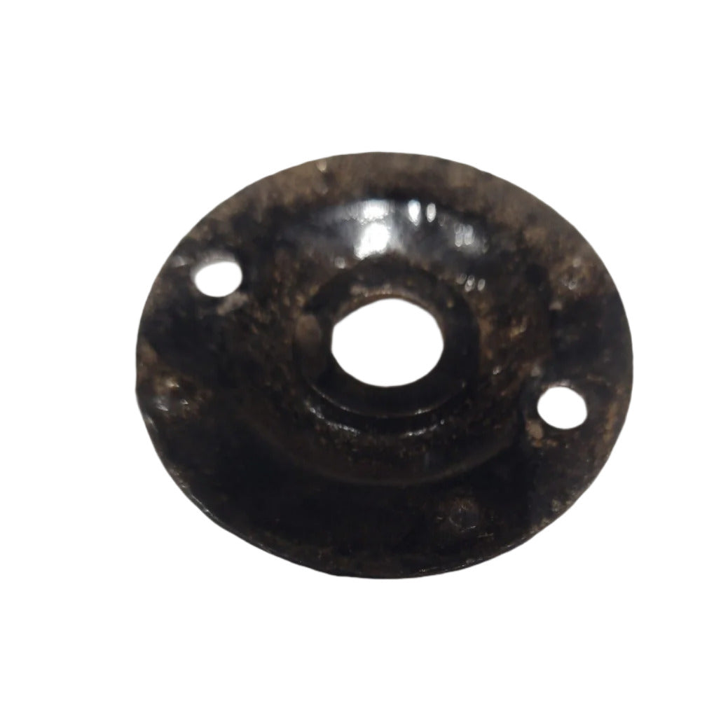 Vintage 1 ⅞" Round Brass Escutcheon Plate – Single Piece