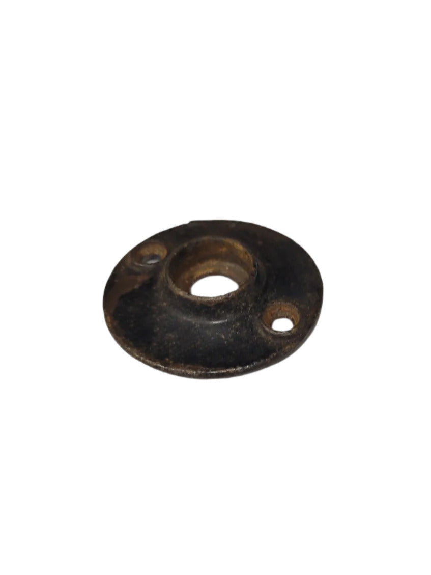 Vintage 1 ⅞" Round Brass Escutcheon Plate – Single Piece