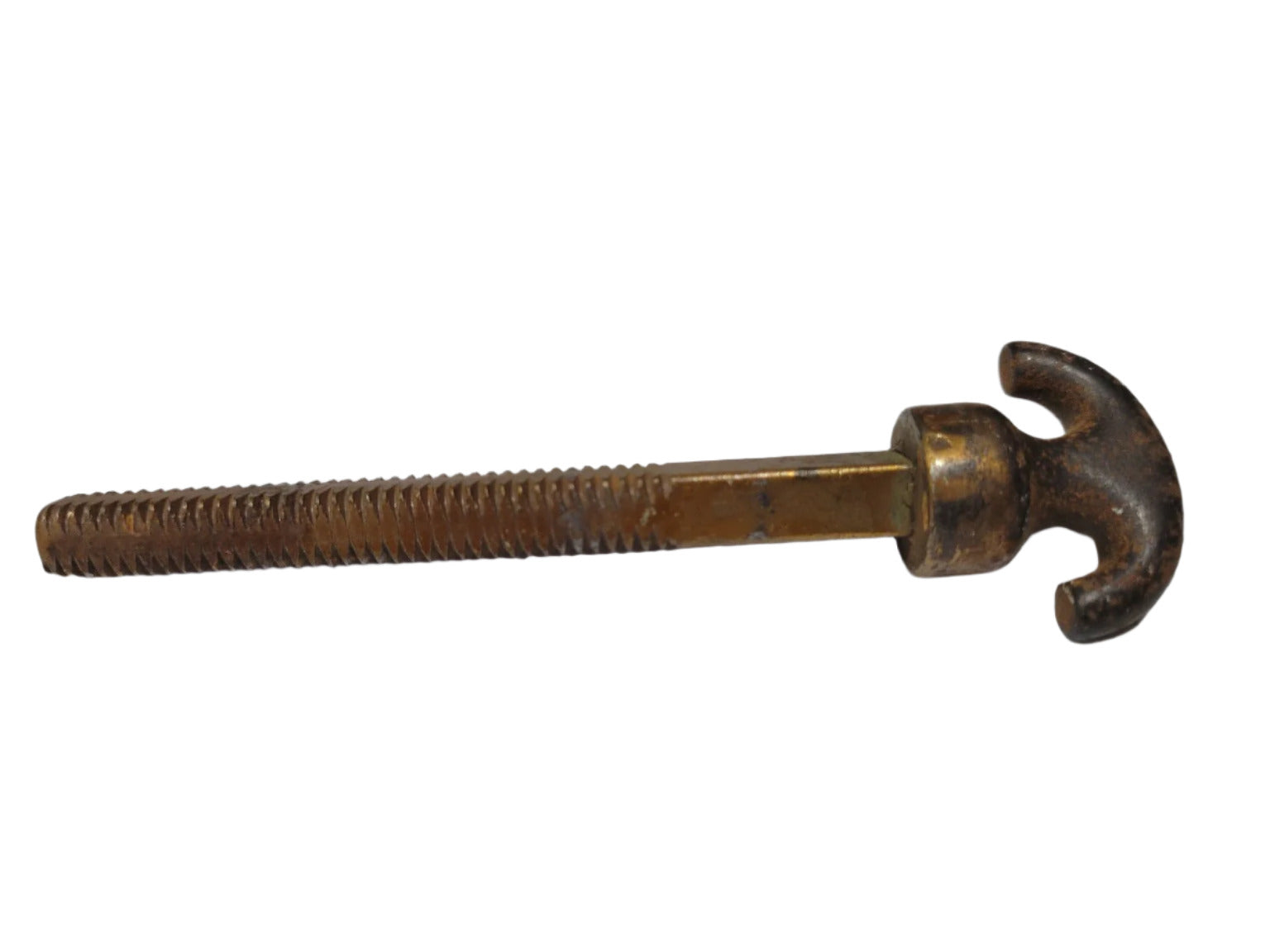 Vintage Brass Thumb Turn Lock Bolt – 3 ¼" Long