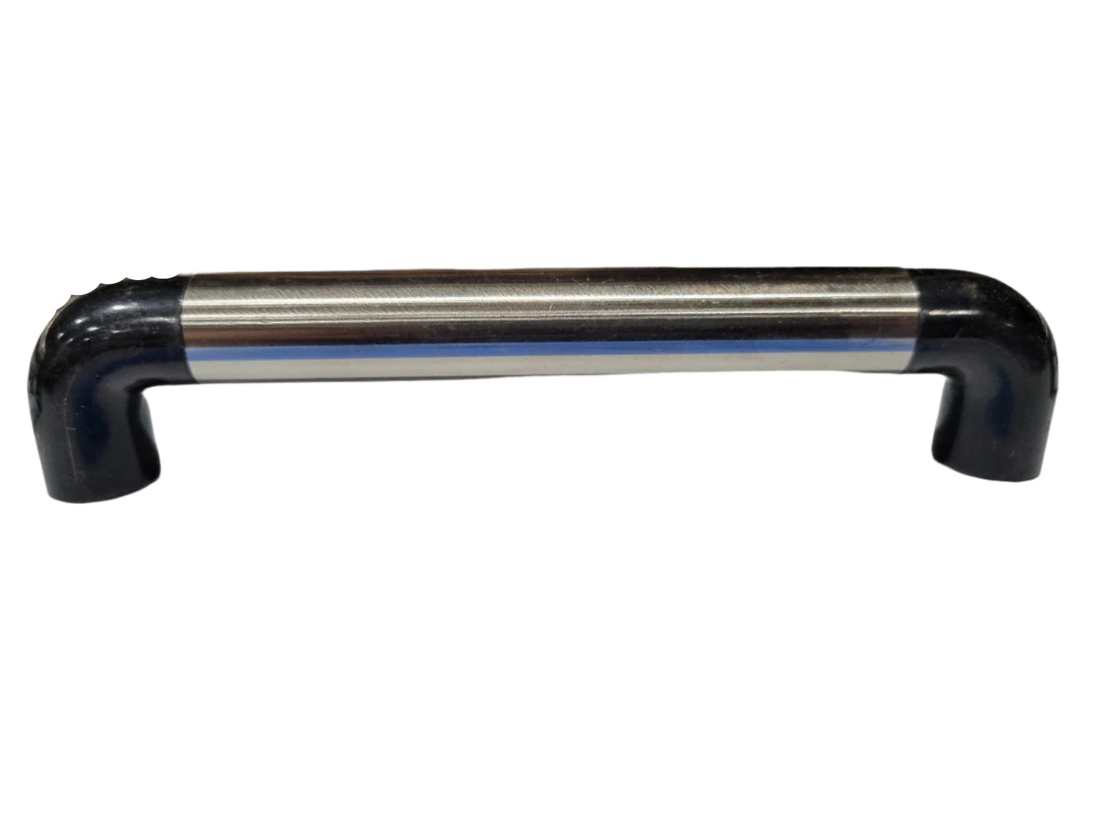 Modern Stainless and Black Plastic Drawer Pulls – Set of 38 (5 ¼″ W)