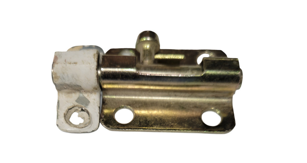Brass Slide Bolt Cabinet Latch – 2½" W x 1⅜" T