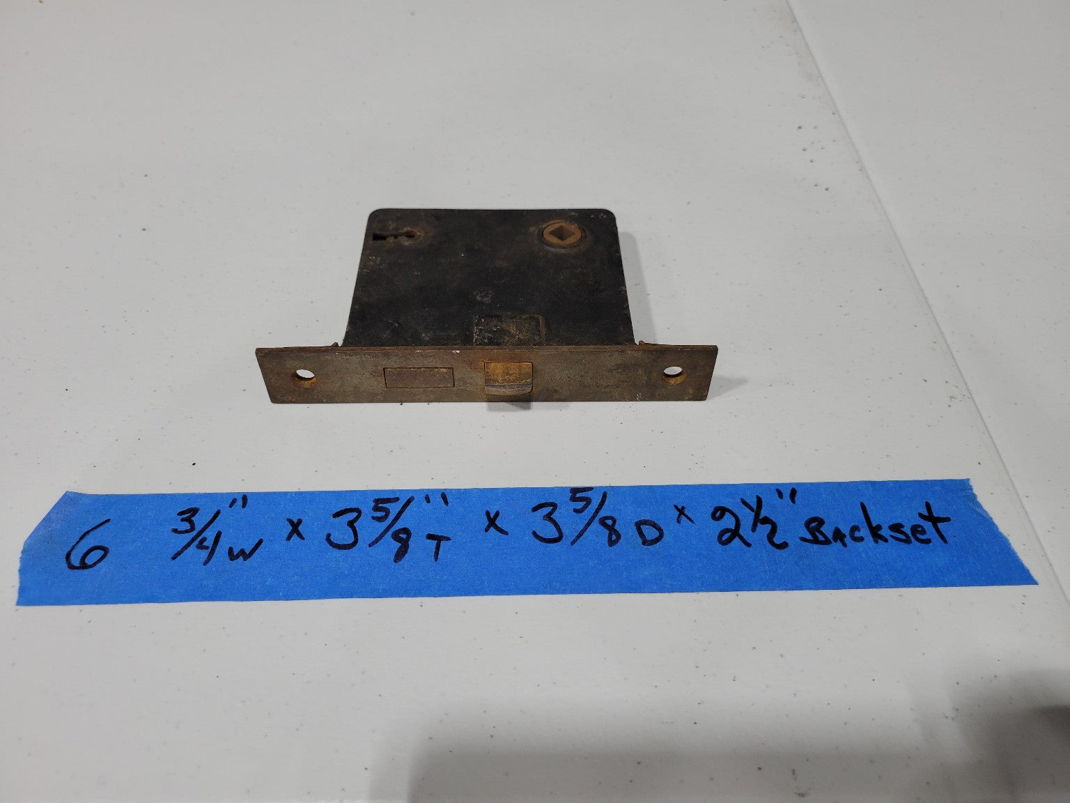 Antique Orbin Mortise Lock – 2 ½" Backset