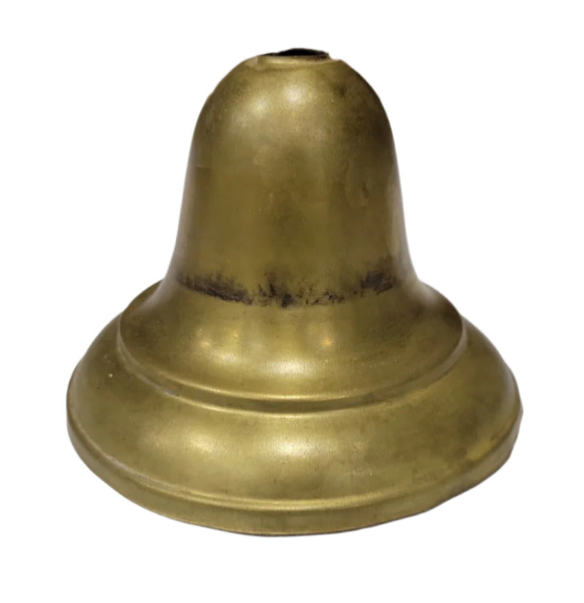 Antique Brass Lamp Canopy – Tiered Dome Shape with Smooth Finish