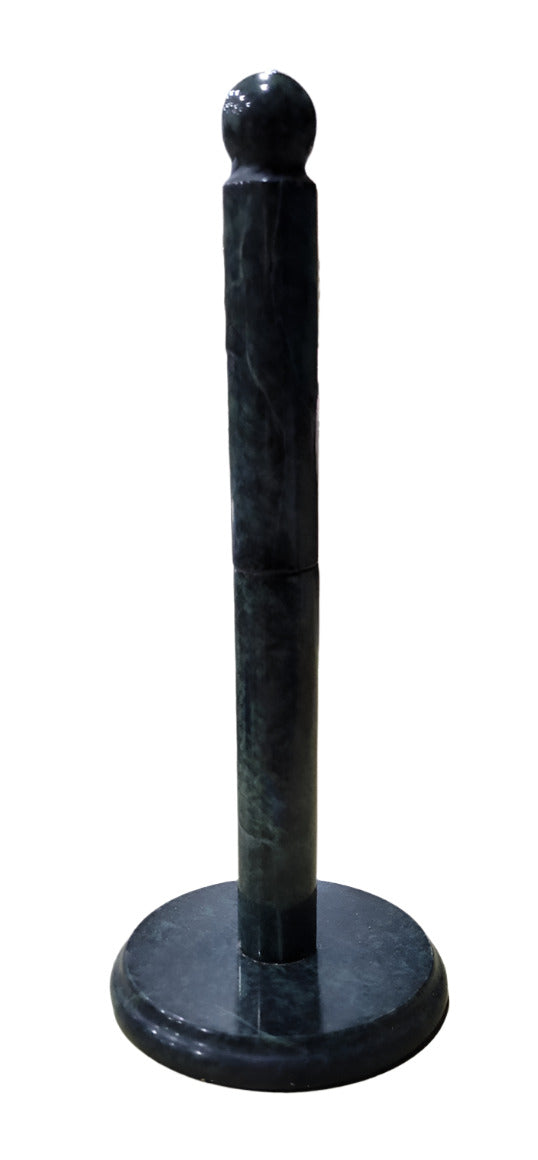 Polished Marble Paper Towel Holder – Weighted Base Design