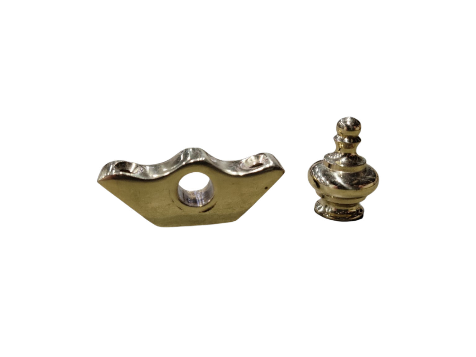 Solid Brass Stair Rod Sets (2) – For Runners Up to 28" – 14 Stairs Total