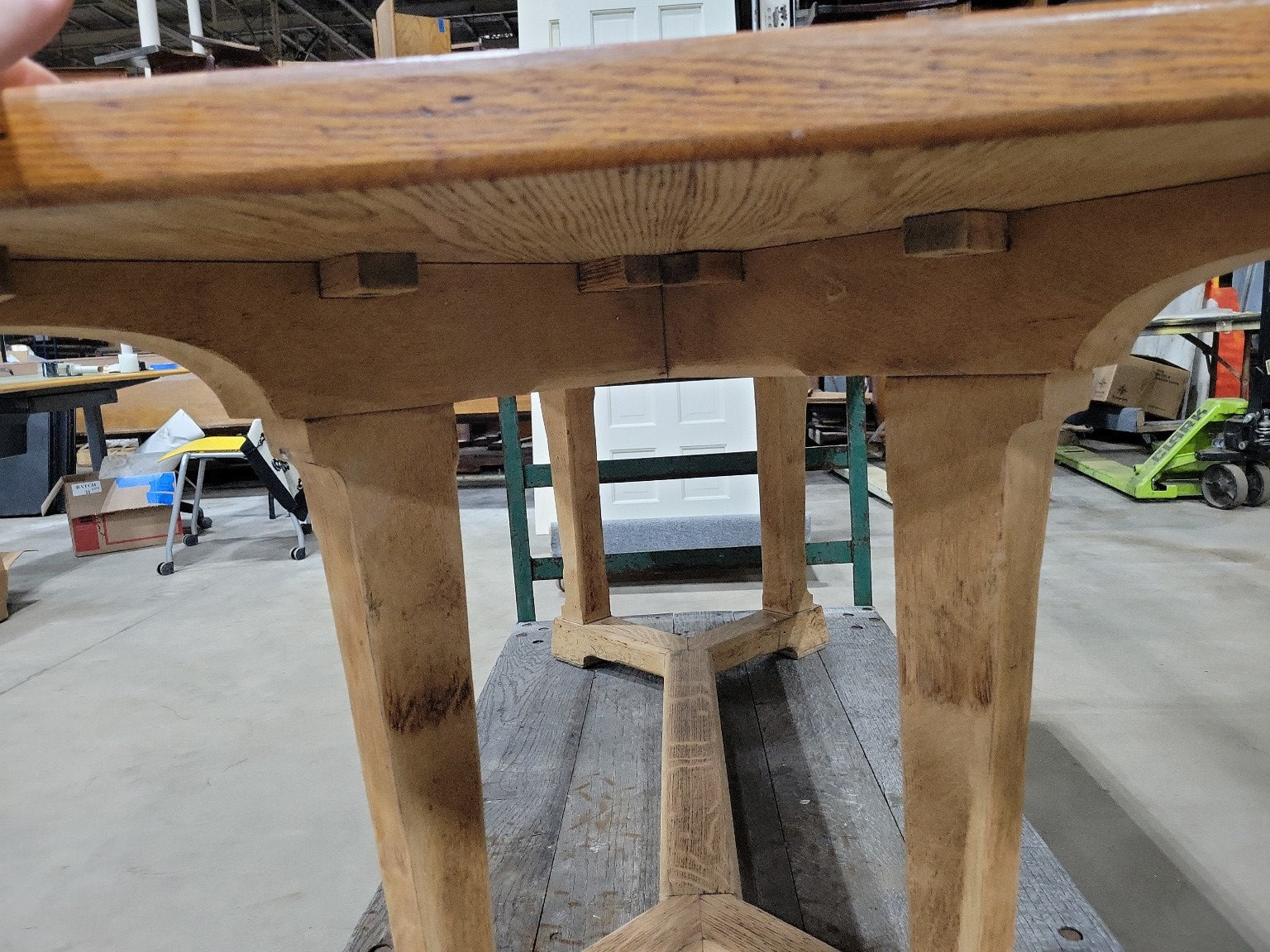 Quarter Sawn Oak Library Table – 1920s–30s