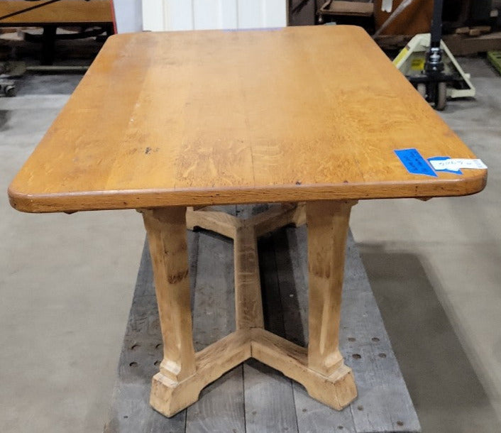 Quarter Sawn Oak Library Table – 1920s–30s