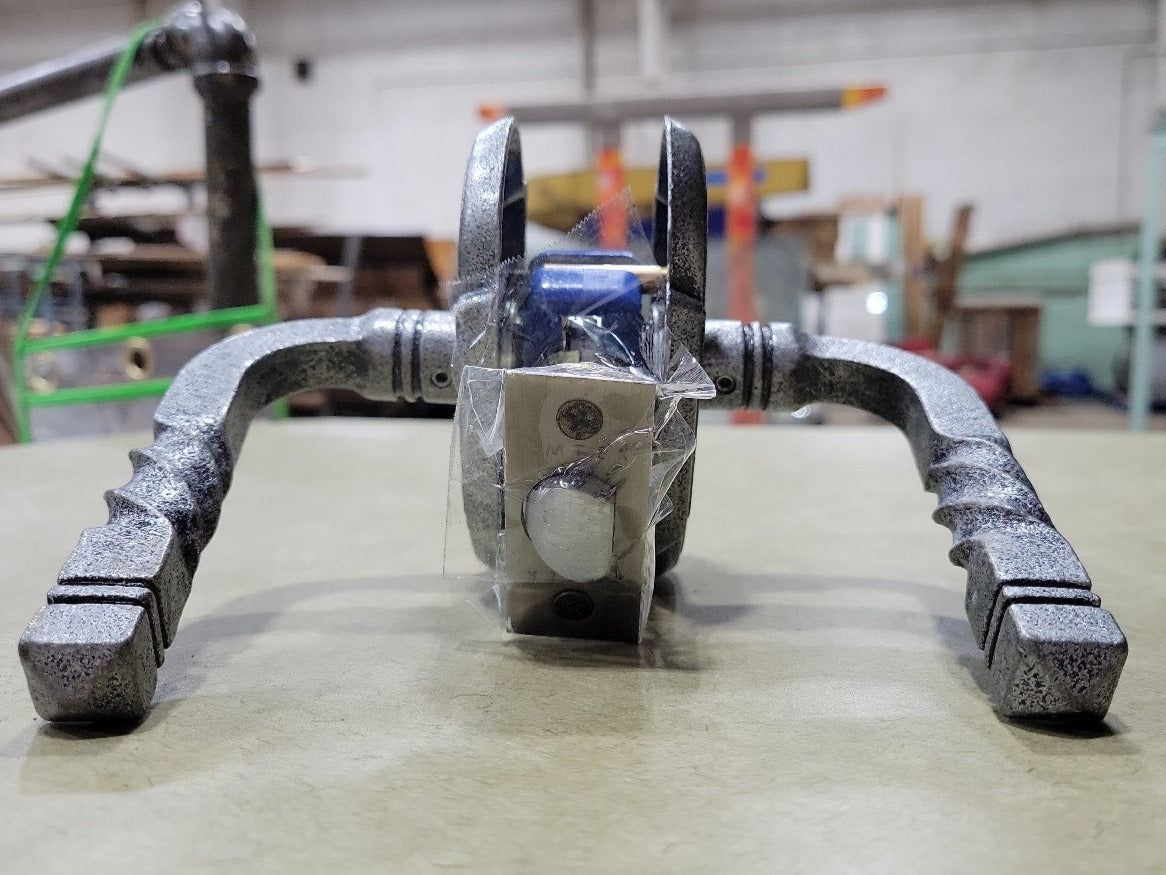 Emtek San Carlos Interior Door Lever Set – Satin Steel Finish