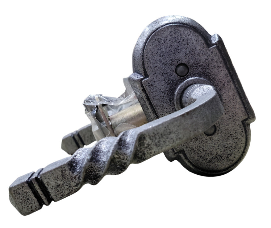 Emtek San Carlos Interior Door Lever Set – Satin Steel Finish