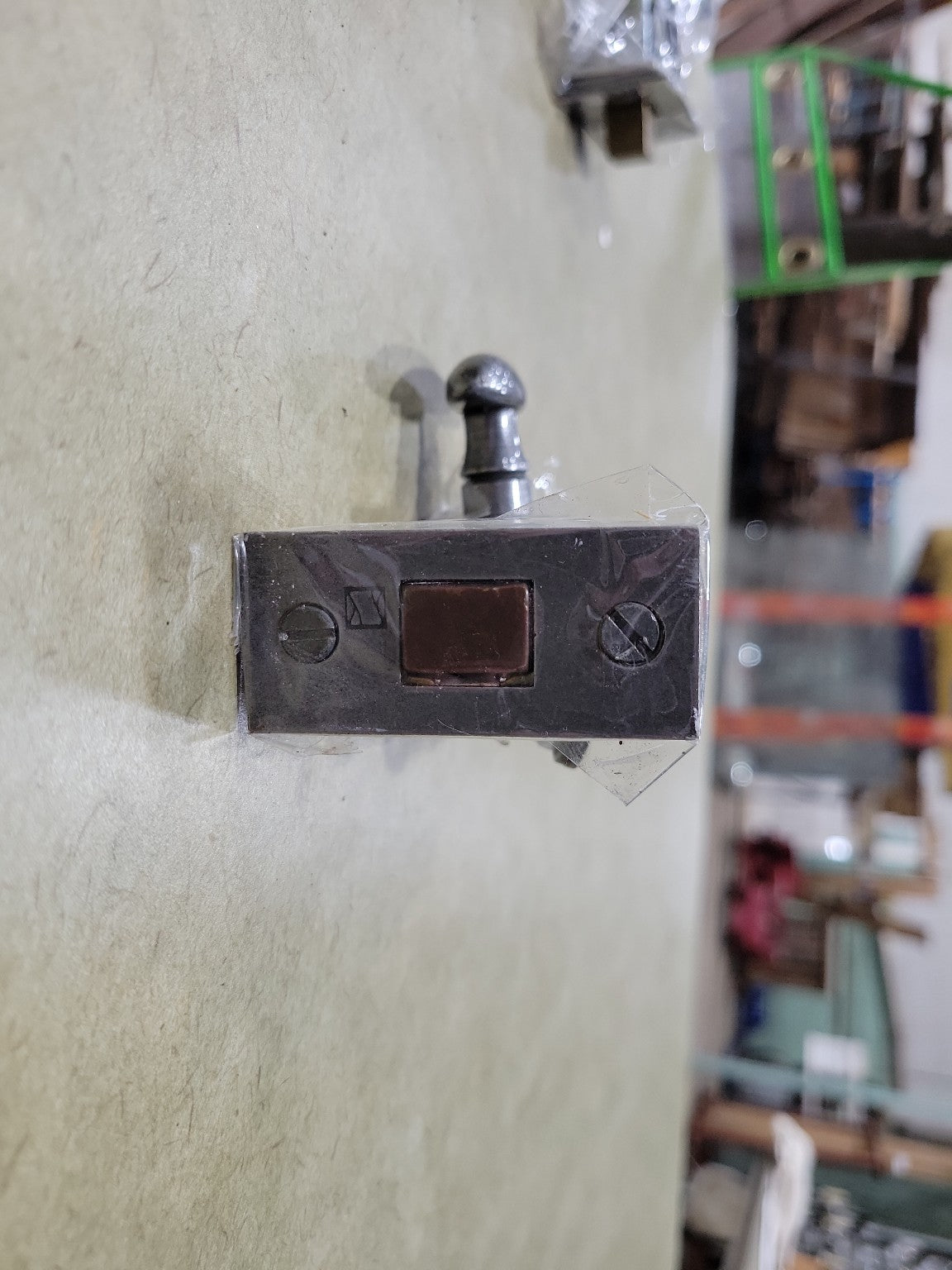 Emtek San Carlos Surface-Mount Thumb Turn Deadbolt – 3 ½" Body, Satin Steel Finish