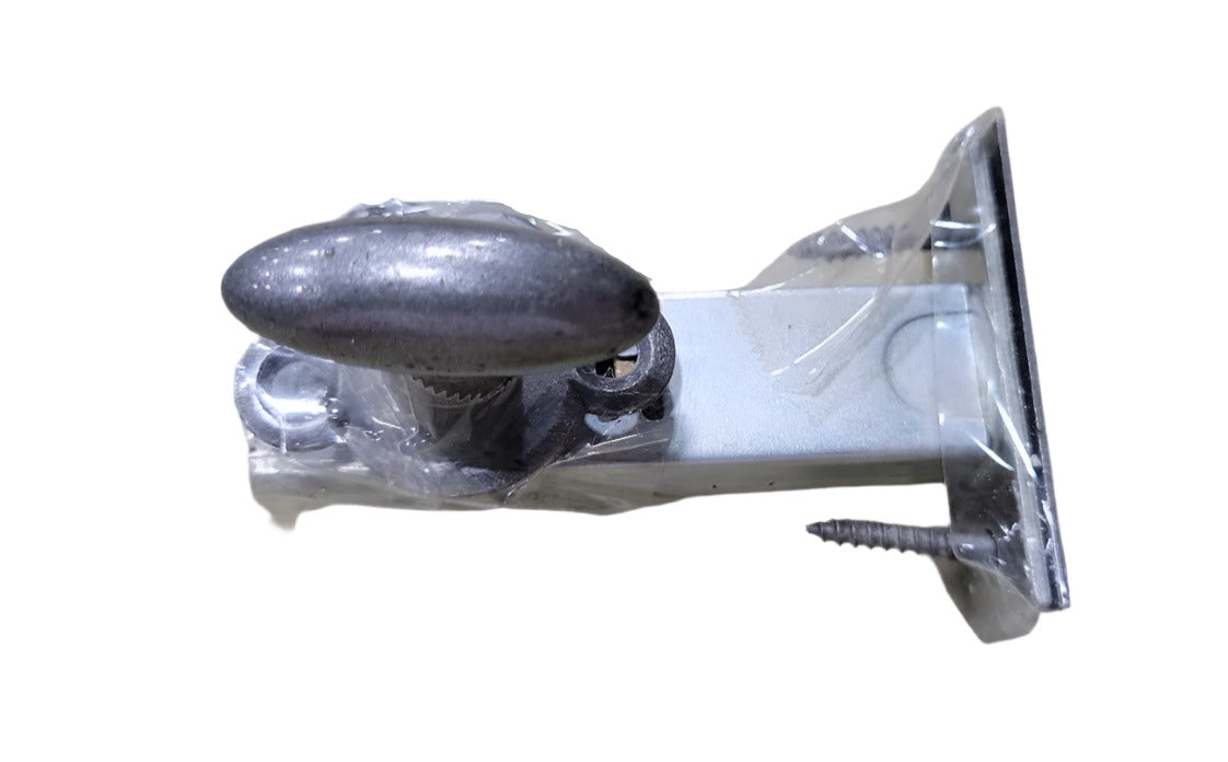 Emtek San Carlos Surface-Mount Thumb Turn Deadbolt – 3 ½" Body, Satin Steel Finish