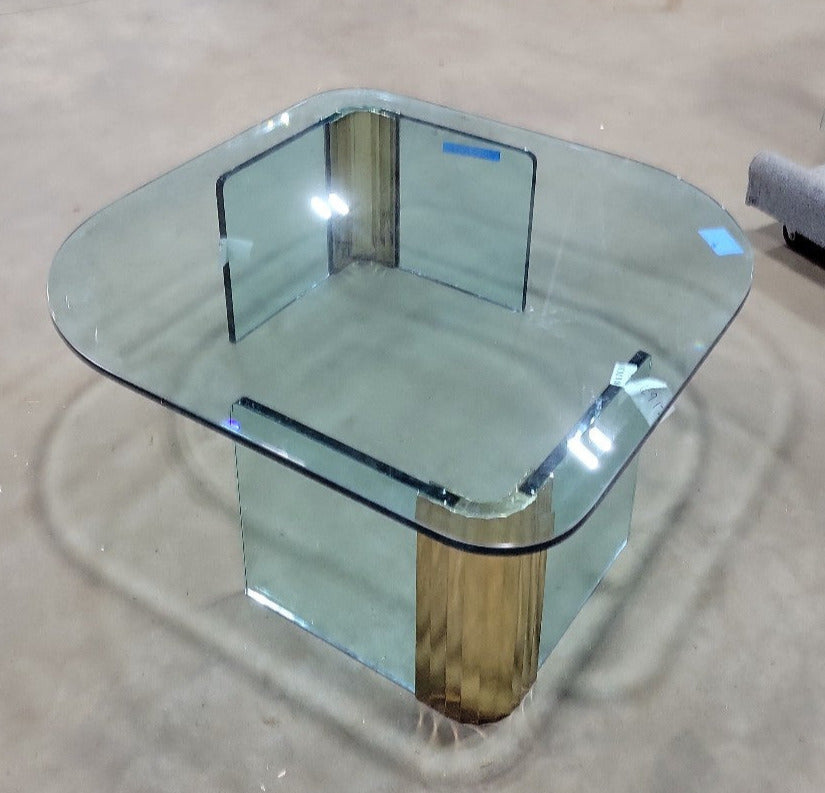 Pace Collection Glass Coffee Table by Leon Rosen – 1980's Modernist Design