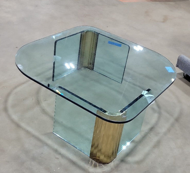 Pace Collection Glass Coffee Table by Leon Rosen – 1980's Modernist Design