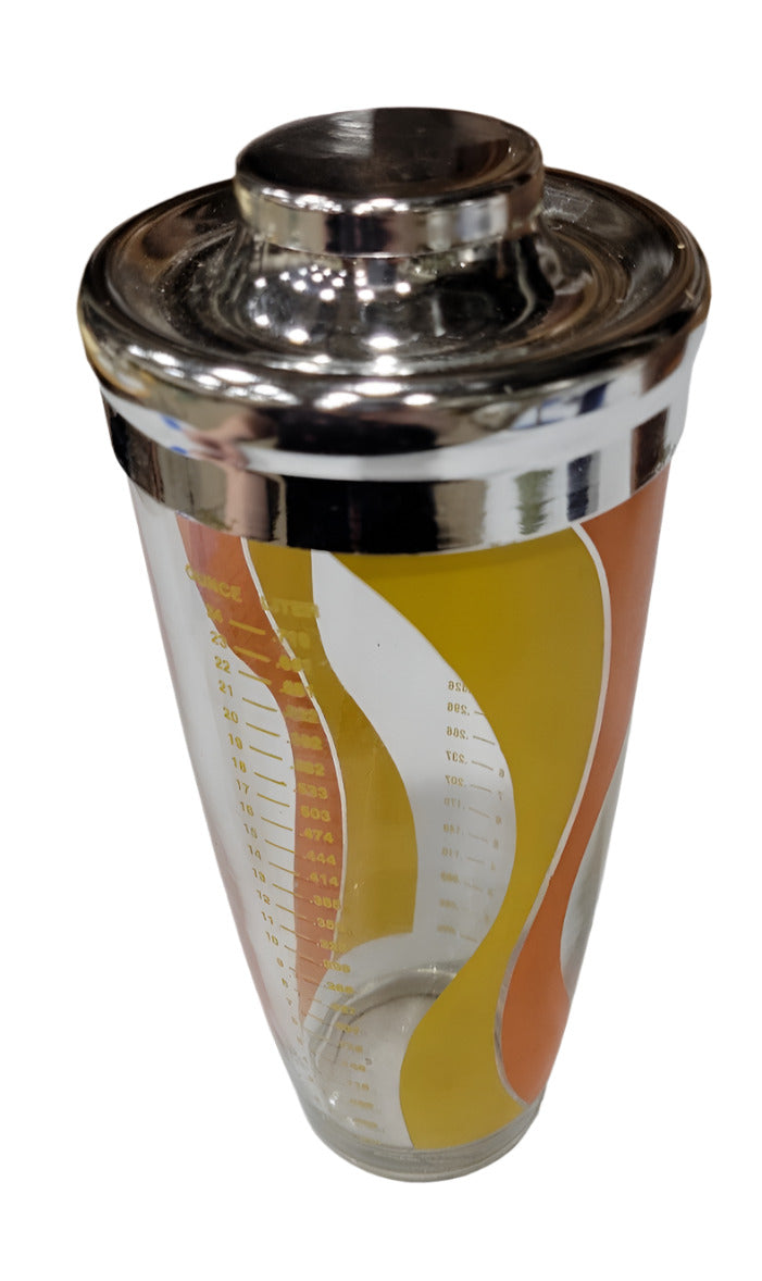 Mid-Century Modern Glass Cocktail Shaker – Glasbake by Federal
