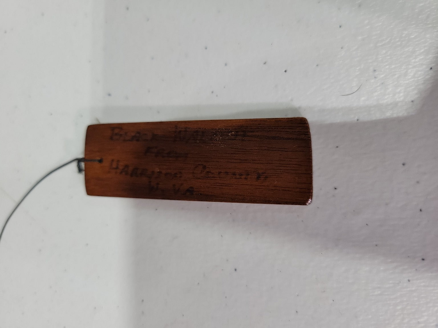 1957 Handcarved Walnut Fish Wall Art – Carl L. Kinney, WV