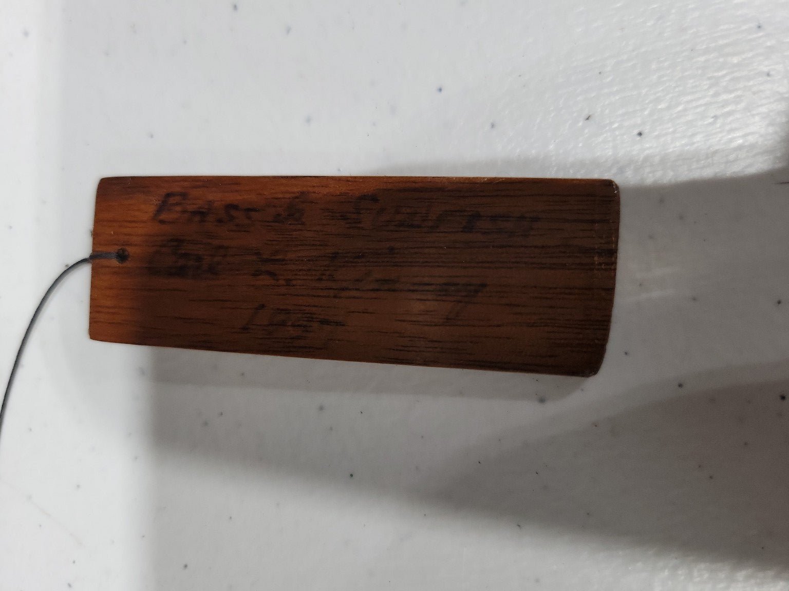 1957 Handcarved Walnut Fish Wall Art – Carl L. Kinney, WV