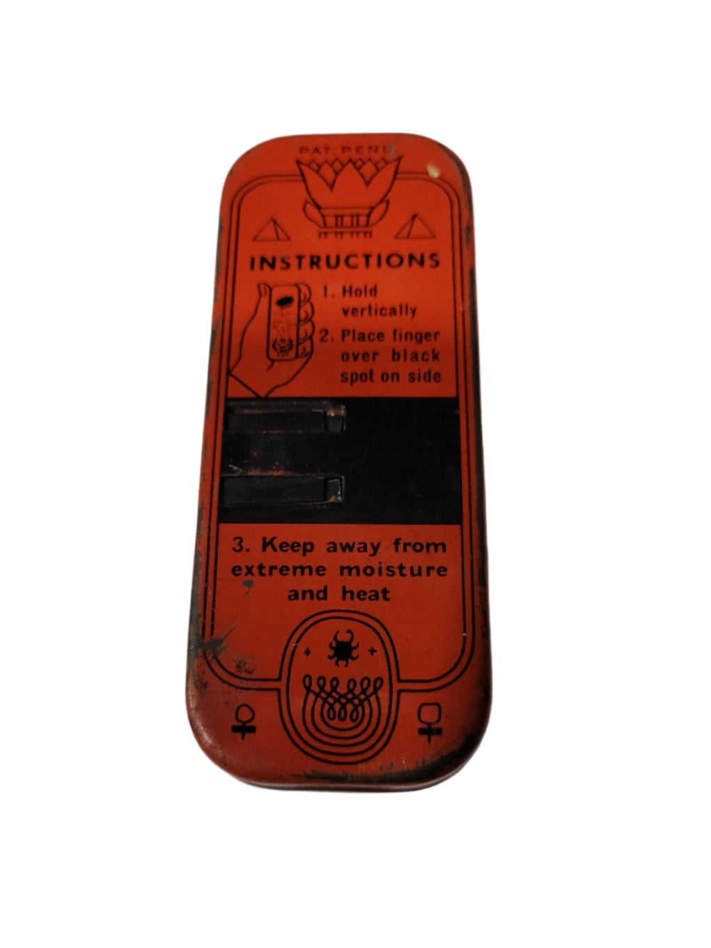 Vintage Magic Answer Box – Fortune Teller Toy Tin, 1950s