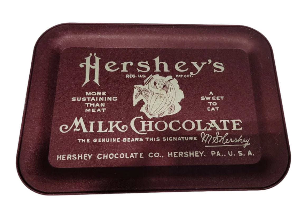 Vintage Hershey’s Milk Chocolate Advertising Tin Tray