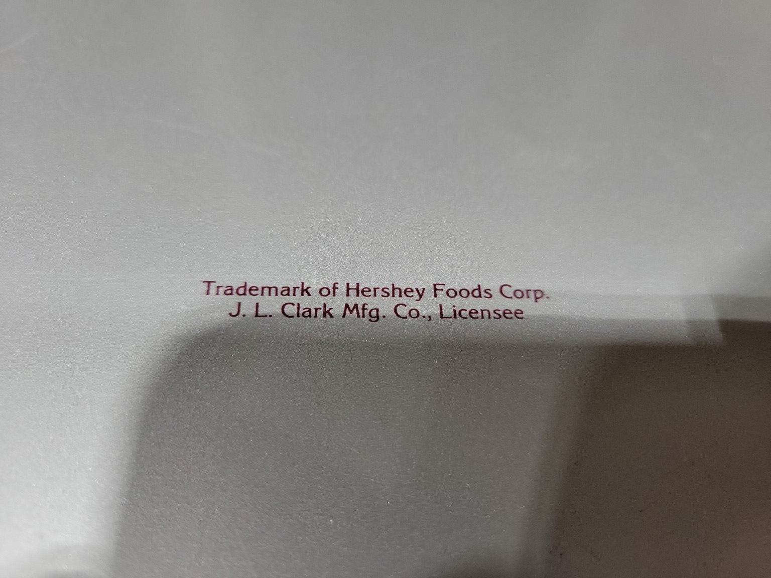 Vintage Hershey’s Milk Chocolate Advertising Tin Tray