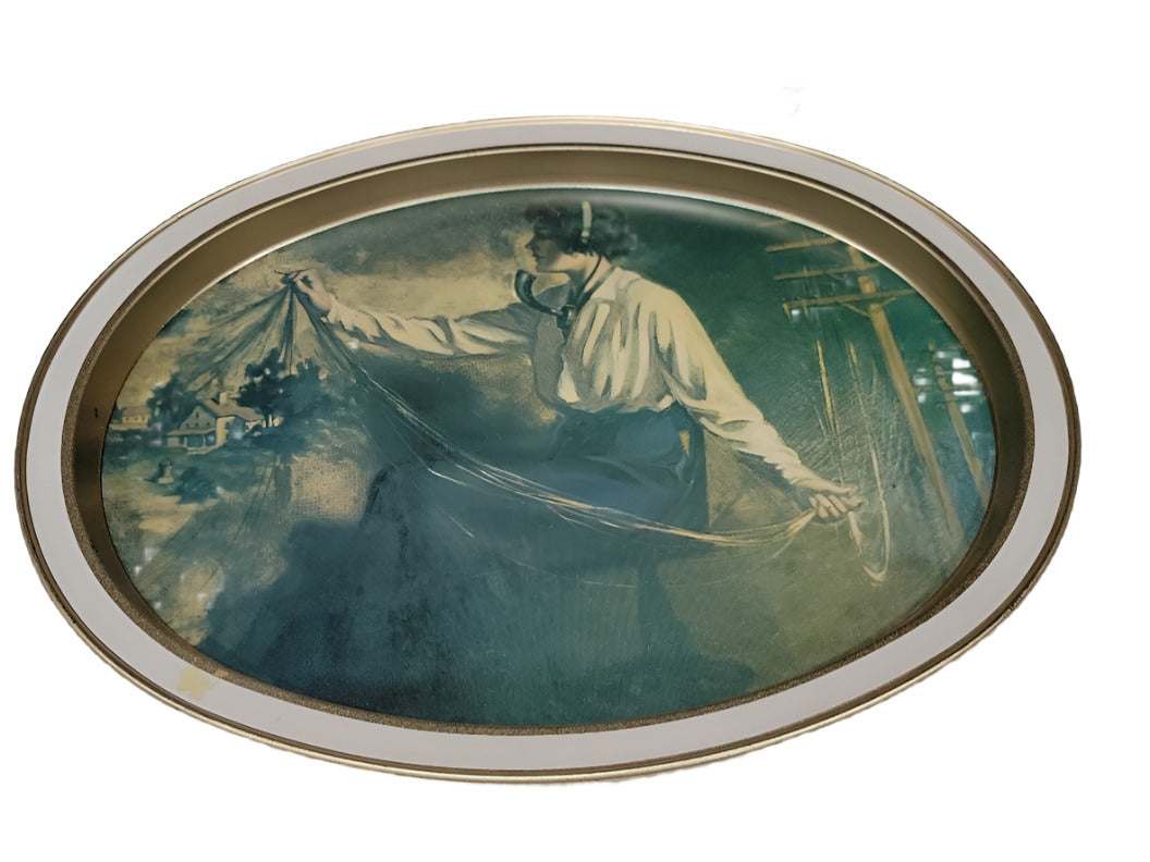 Limited Edition Oval Wall Tin – “Weavers of Speech” by AT&T
