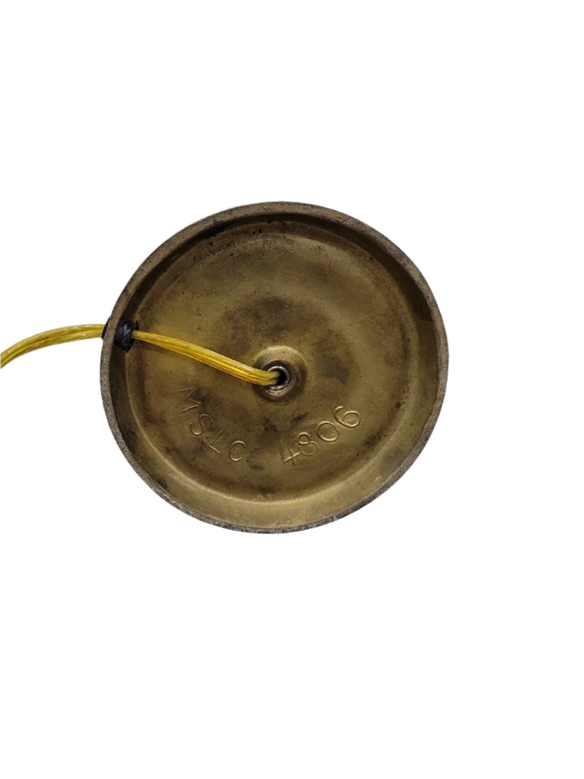 Vintage Brass & Marble Table Lamp with Neoclassical Motif