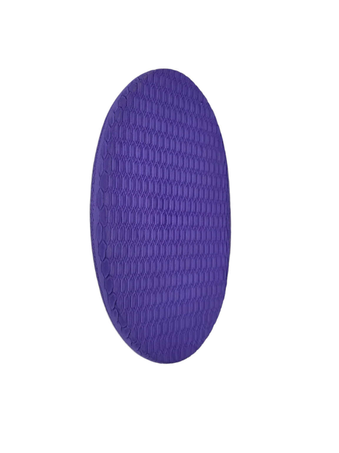 Purple Oval Foam Yoga Pad – Textured Balance Cushion