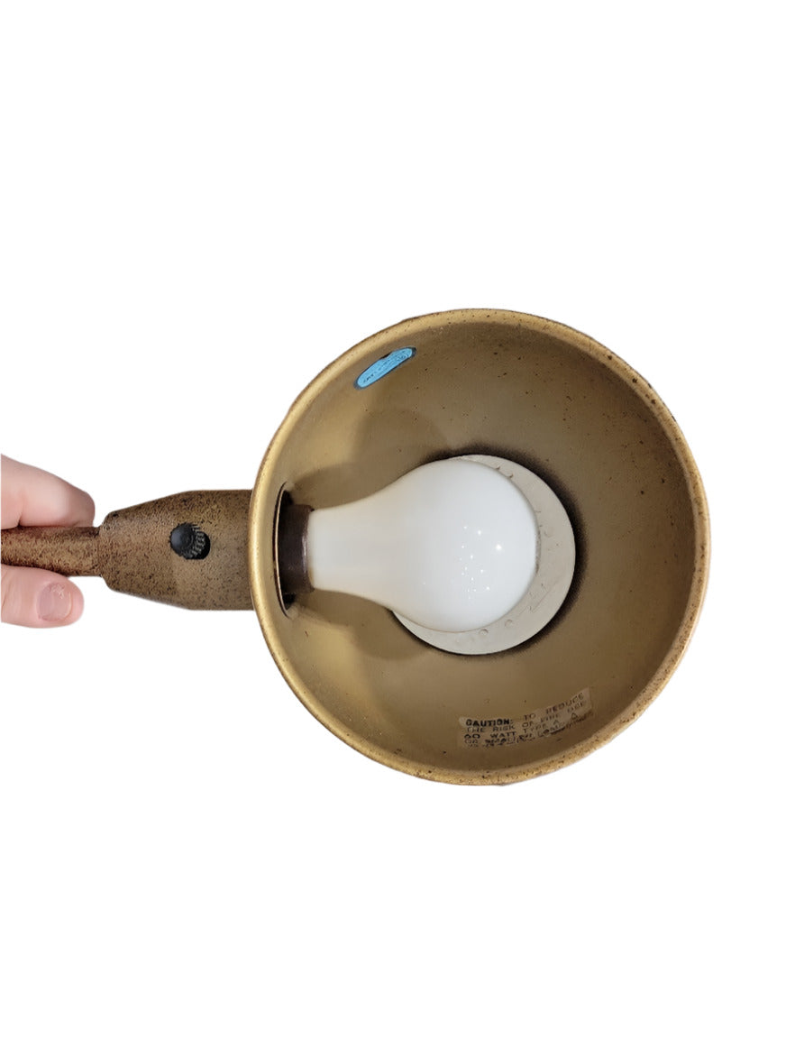 Speckled Bronze Adjustable Desk Lamp with Faulty Base Joint (AS IS)
