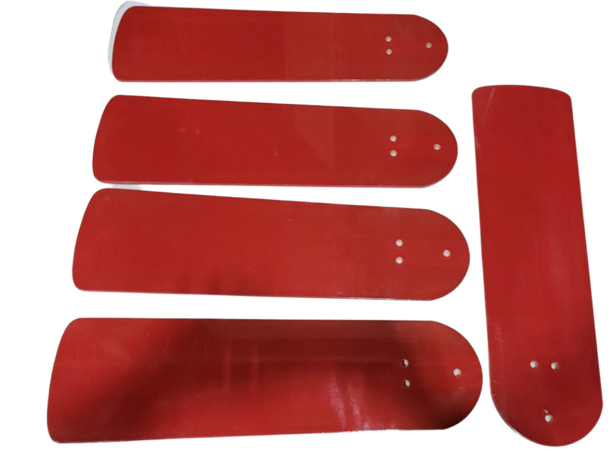 Harbor Breeze 52" Ceiling Fan with Red Blades and 4-Light Fixture