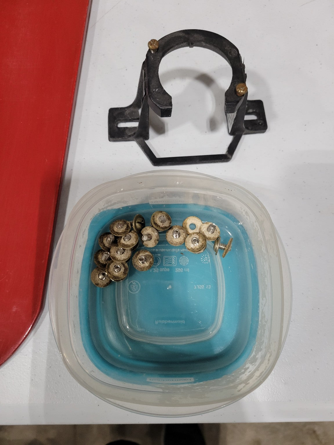 Harbor Breeze 52" Ceiling Fan with Red Blades and 4-Light Fixture