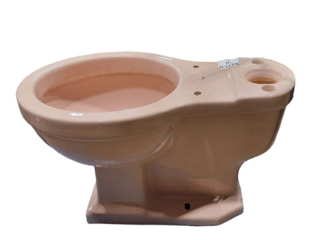 Rheem Vintage Pink Toilet Set with Tank, Seat, and Installation Hardware