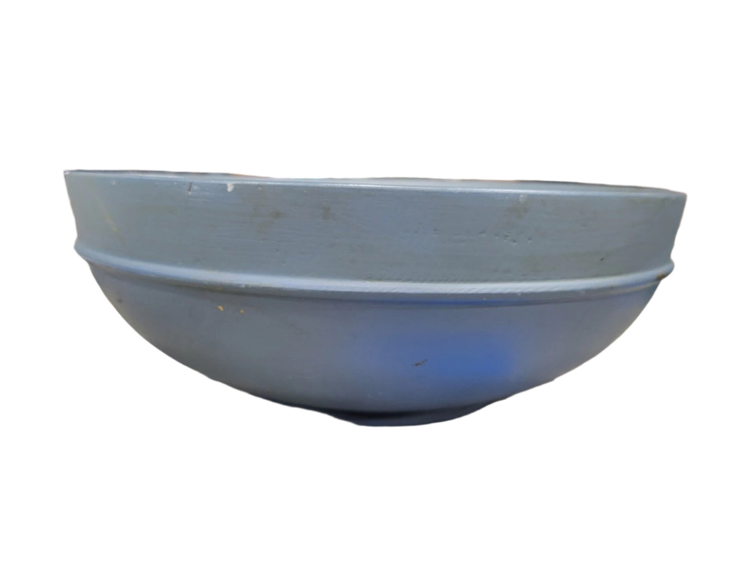 Hand-Painted Decorative Wooden Bowl – Folk Art Floral Design