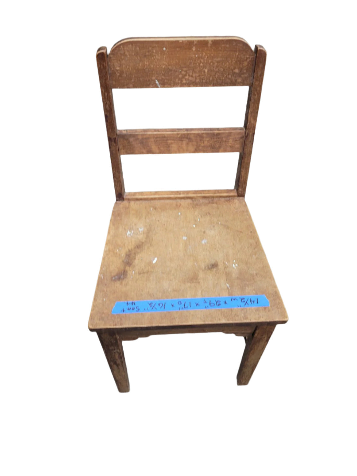 Vintage Schoolhouse Chair – Solid Wood Utility Seating