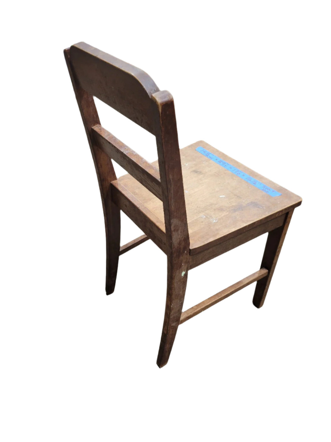 Vintage Schoolhouse Chair – Solid Wood Utility Seating