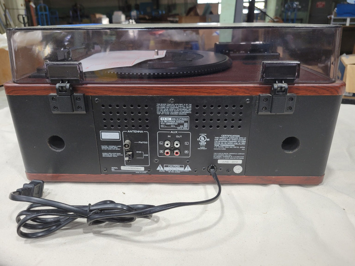 TEAC LP-R500 All-in-One Record Player + CD Recorder + Cassette Unit ...