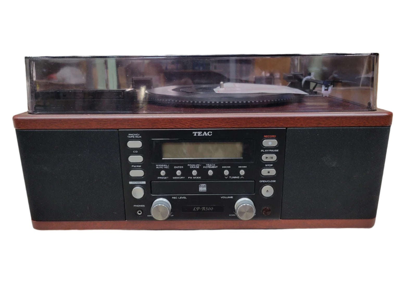TEAC LP-R500 All-in-One Record Player + CD Recorder + Cassette Unit