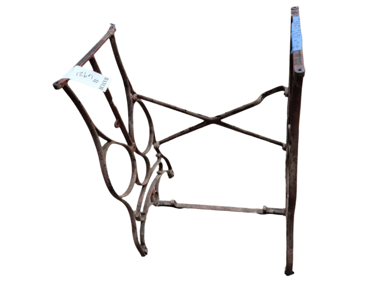 Antique Cast Iron Treadle Sewing Machine Table Base