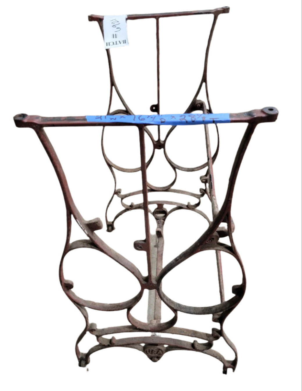 Antique Cast Iron Treadle Sewing Machine Table Base