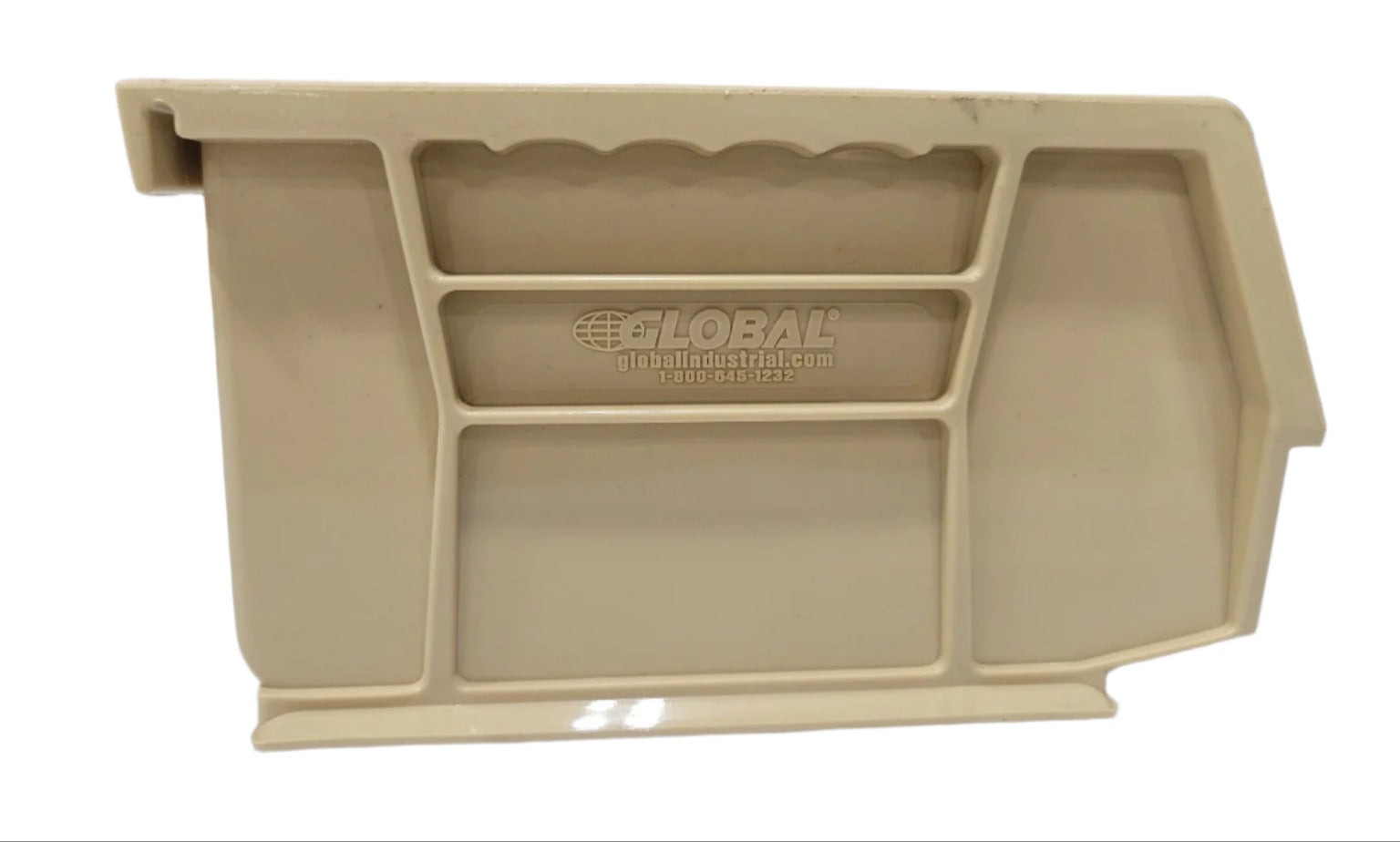 Lot of Approximately 24 Beige Plastic Storage Bins – Global Industrial