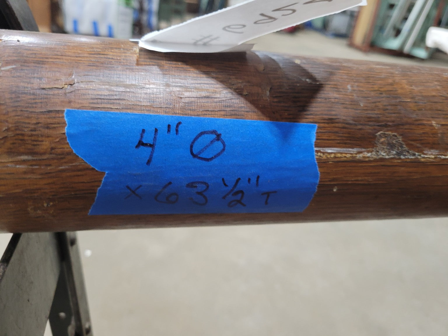 Salvaged Solid Wood Column Post – 63 ½" Length