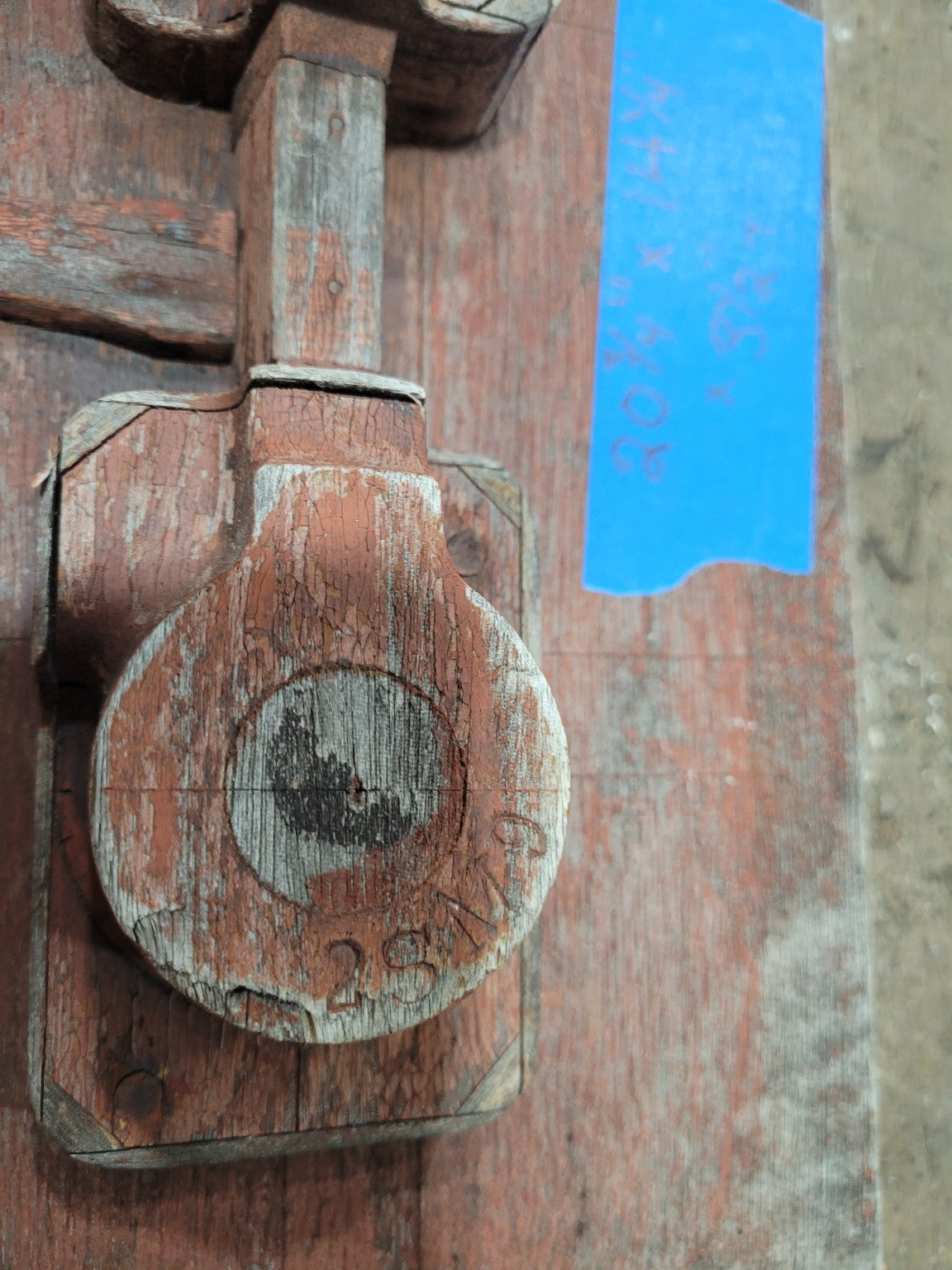 Vintage Wooden Industrial Foundry Mold – 4-Part Cast Pattern