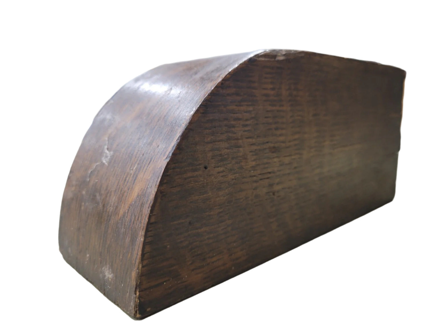 Pair of Curved Oak Stair Brackets – Salvaged Architectural Trim