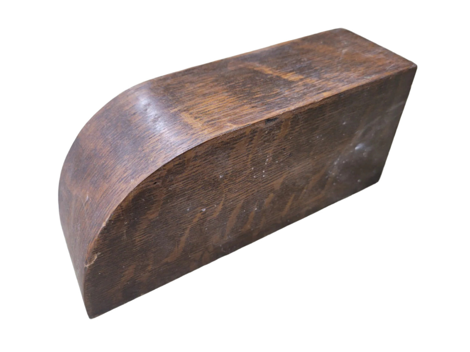 Pair of Curved Oak Stair Brackets – Salvaged Architectural Trim