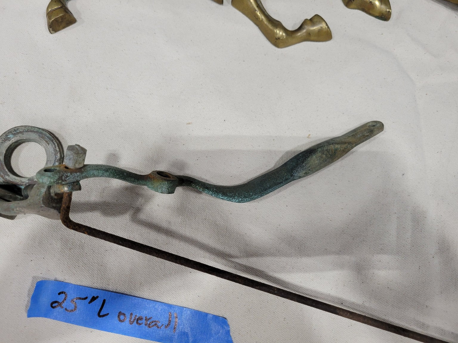 Antique Ice Box Door Latch – White Porcelain Handle