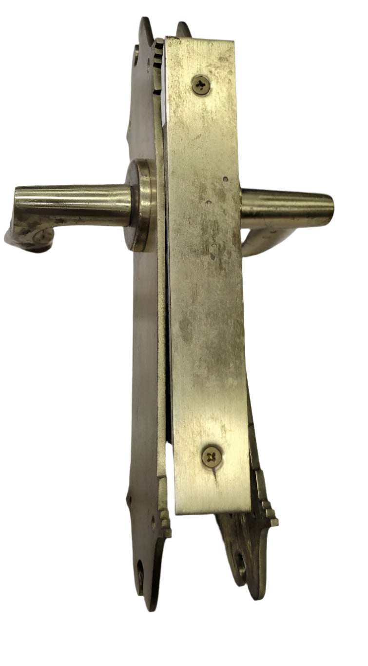 Vintage Brass Commercial Lever Handle Mortise Lockset – General Lock Co. Pontiac, MI