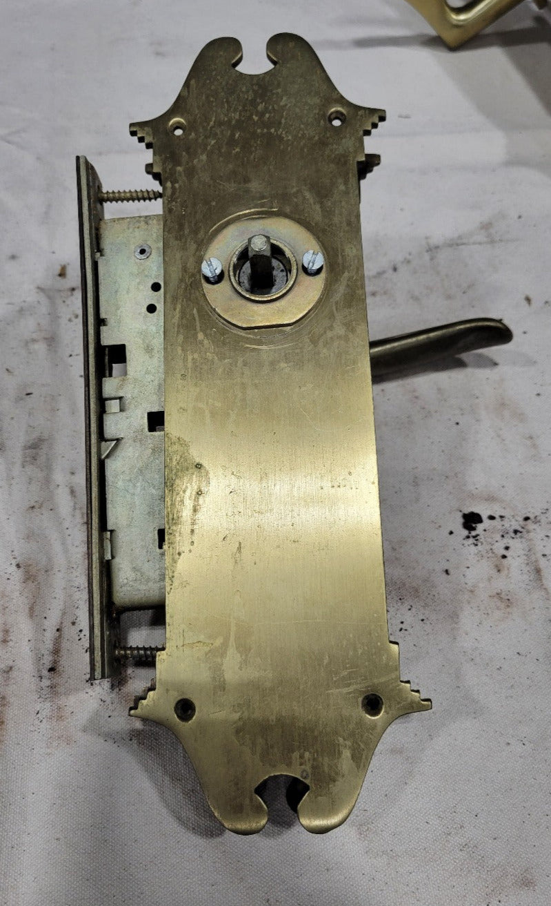 Vintage Brass Commercial Lever Handle Mortise Lockset – General Lock Co. Pontiac, MI
