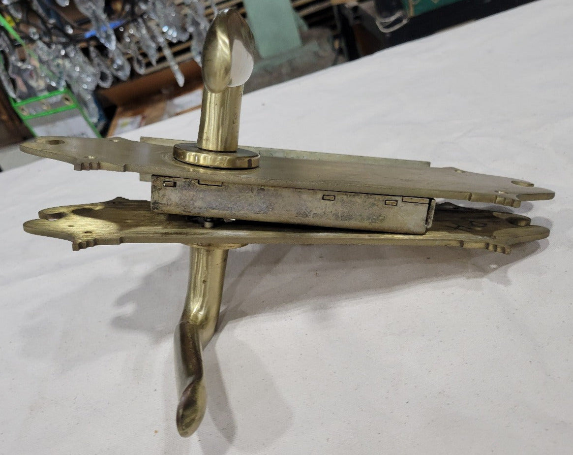 Vintage Brass Commercial Lever Handle Mortise Lockset – General Lock Co. Pontiac, MI